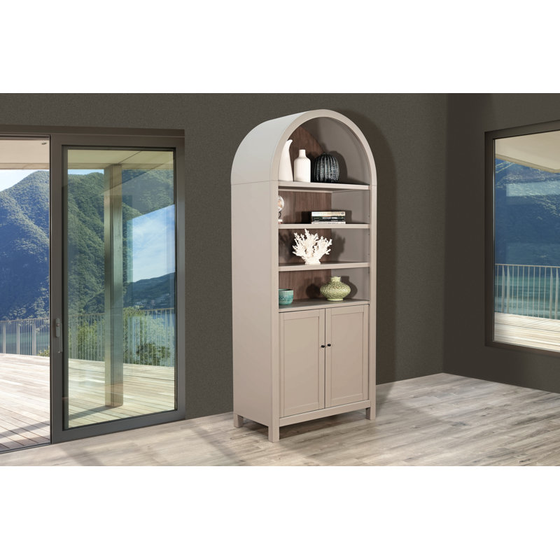 Ashbik Arched Dining Cabinet, Pavestone