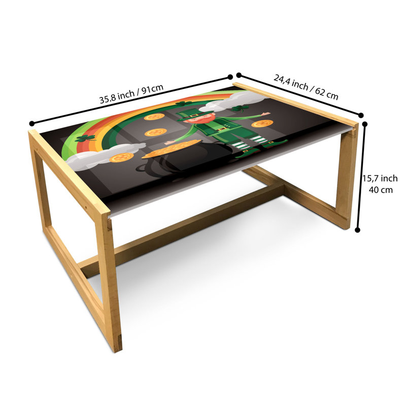 Jaleeya Sled Coffee Table, 90cm H x 62cm W x 40cm D