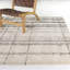Tapis rayé crème à motif abstrait Circe-1475795965