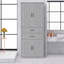 Armoire de rangement multifonctionnelle avec tablettes réglables et 2 tiroirs-407384567