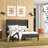 Martinez Upholstered Wingback Bed-10042696