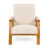 Beige Polyester Cushion/Teak Frame selected