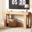 63 Inch Long Console Table, Wooden Rectangular Sofa Table Behind The Couch, Farmhouse Entryway Table for Entrance, Living Room, Hallway