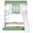 House Bunk Bed With Convertible Slide And Trundle