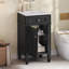 Meuble-lavabo 18 po avec lavabo en céramique-128979802