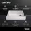 Whitehaven® 35.69" L x 21.56" W Under-Mount Double Bowl Kitchen Sink with Tall Apron