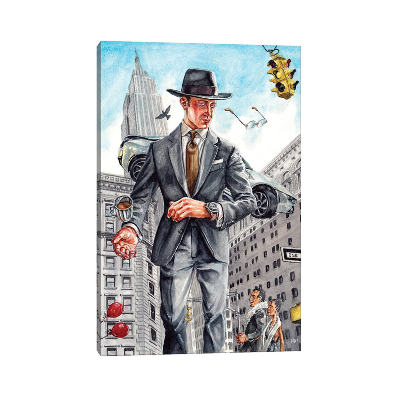 A New York City Symphony by Sunflowerman - Wrapped Canvas Gallery-Wrapped Canvas Giclée, 66.04 cm H x 45.72 cm W