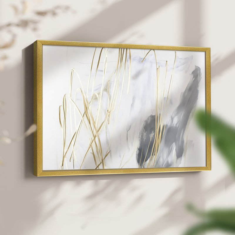 Série abstraite XXI, reproduction encadrée, H 8 po x l 10 po