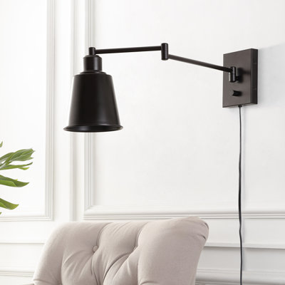 Cary Iron Plug-in Swing Arm Sconce
