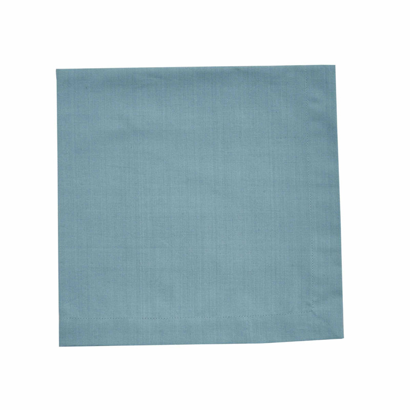  Aqua Elements Solid Napkin Set of 4, Aqua, 18” Square