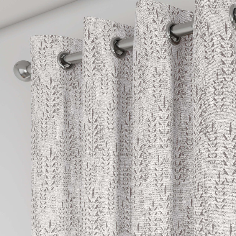 Feuille 52 x 84 po, rideau de porte - paquet de 2 panneaux, Argent argent