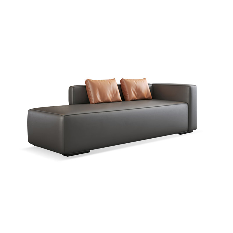 Banc avec revêtement, Gris