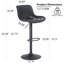 Tabouret de bar pivotant à hauteur réglable Zager-1432290918-1432290916