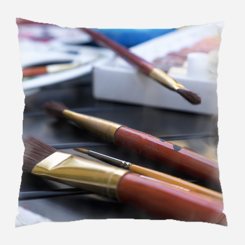 Housse de coussin et insert Bolyard Art, Microsuède, Intérieur