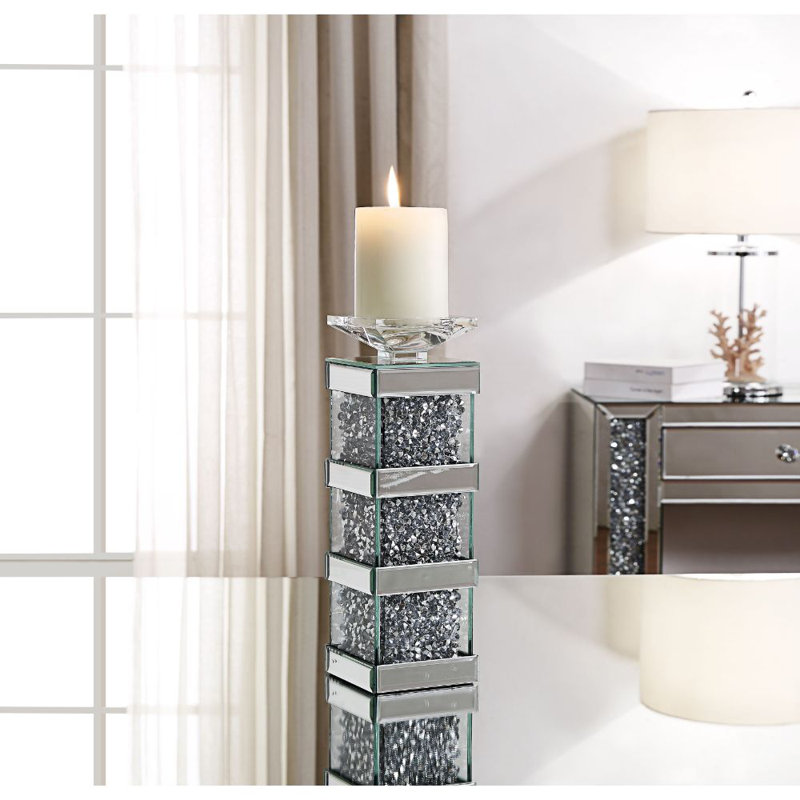 Bryson Accent Candleholder (2Pc), 13" H x 4" W x 4" D