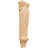 6 1/4"W x 3"D x 22"H Large Traditional Pilaster Corbel, Red Oak (4-Pack)-91261819