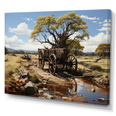 " Green Old Cart Cart Whispers "