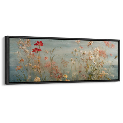 «Soft Meadow», paysage au-dessus d'un canapé, art mural