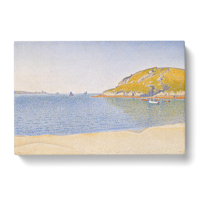Port Of Saint-Cast by Paul Signac - Wrapped Canvas, 35cm H x 50cm W x 3cm D