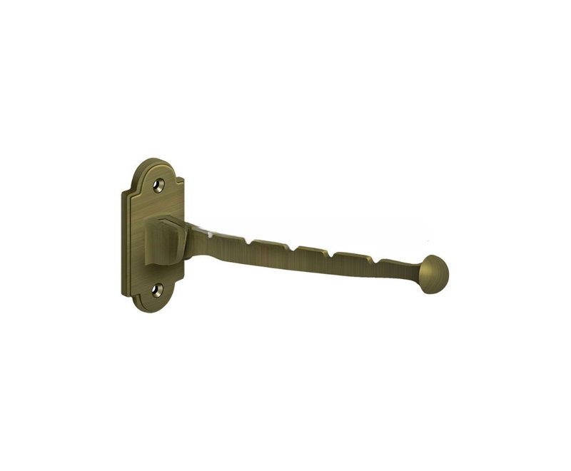 Valet Wall Hook, Antique Brass