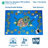 KidCarpet Turtle Pond Circle Time Rug 6' x 8'6" Rectangle, Educational Kids Car Rug for Nursery, Classroom, Playroom, Bedroom, Daycare Floor-113405978