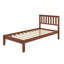 Lit plateforme en bois avec tête de lit-512333566