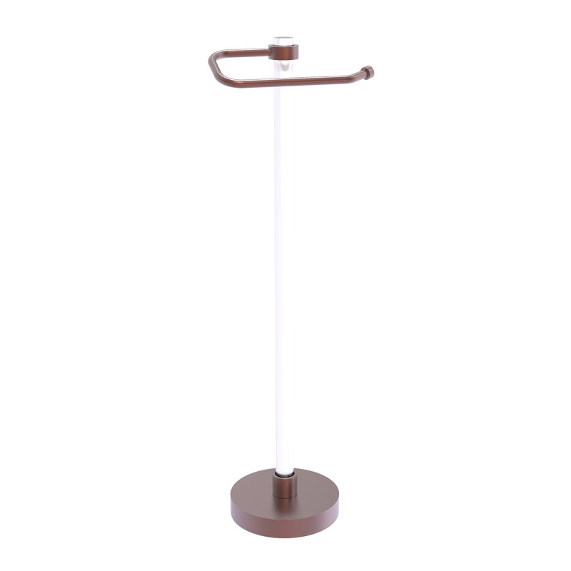Porte-papier hygiénique sur pied Clearview, Cuivre antique