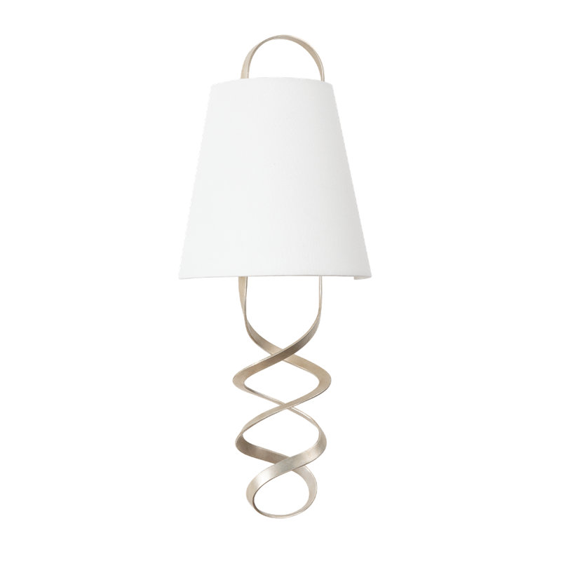 Dota 2 Light Wall Sconce, Warm Silver Leaf