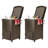 Suncast 77 Quarts Serving Station / Cart Cooler with wheels in Brown