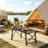 Robust Camp Table,Foldable Table,Portable Table with Two Adjustable Heights