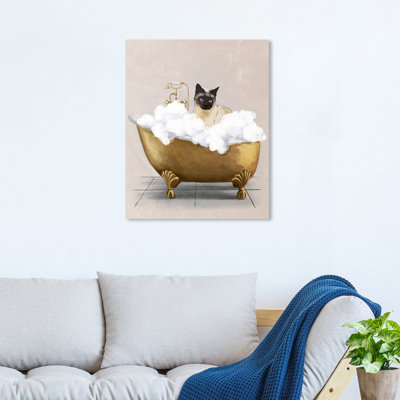 Chat de baignoire - peinture