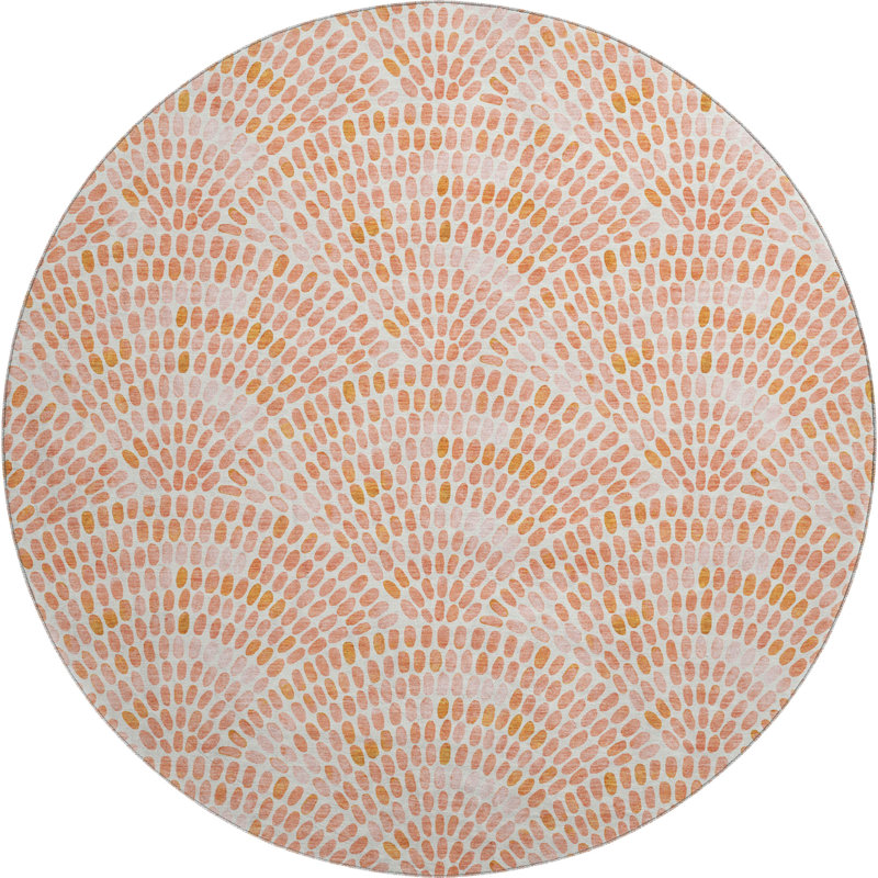  Premium Machine Washable Cerrito AMF186 Rug, Round 8'