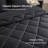 FISHDRU 7-Piece Black Quilt Sets, Full
