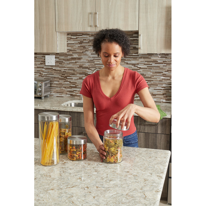 Glass Canister - Set of 4