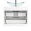 Ensemble de meuble-lavabo mural simple 24 po avec lavabo vasque Sharee Sharee-1671347621
