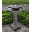 Meridian Birdbath Fountain with Light