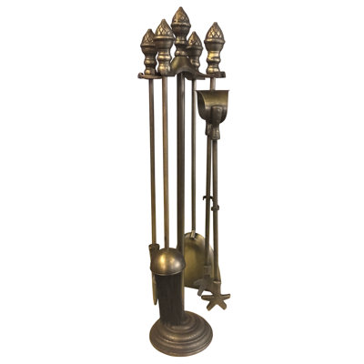 Marcellina  Iron Fireplace Tool Set