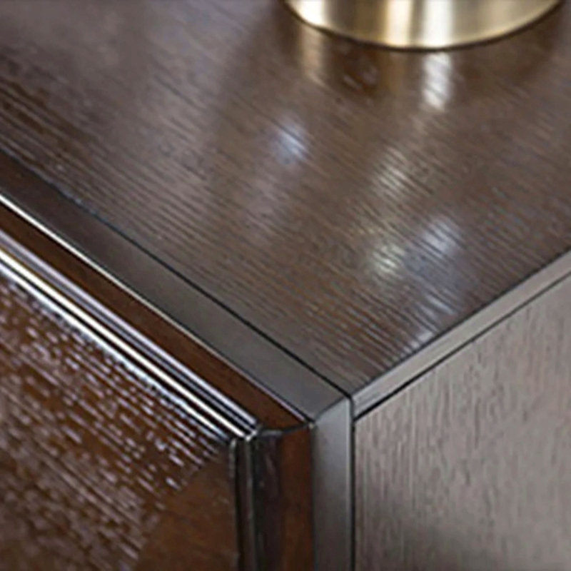 Table de chevet style transitionnel avec finition espresso 1pc, Espresso