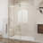 Enigma-XO 68" W x 76" H Single Sliding Frameless Shower Door with ClearMax™ Technology-30285507