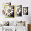 «White Gerbera Flowers II», reproduction sur toile-86828530-86828531