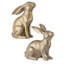 Lapin doré 9 po en résine