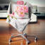Peony Flowers on White Floor - Floral Printed Pillow-29960853-29963063