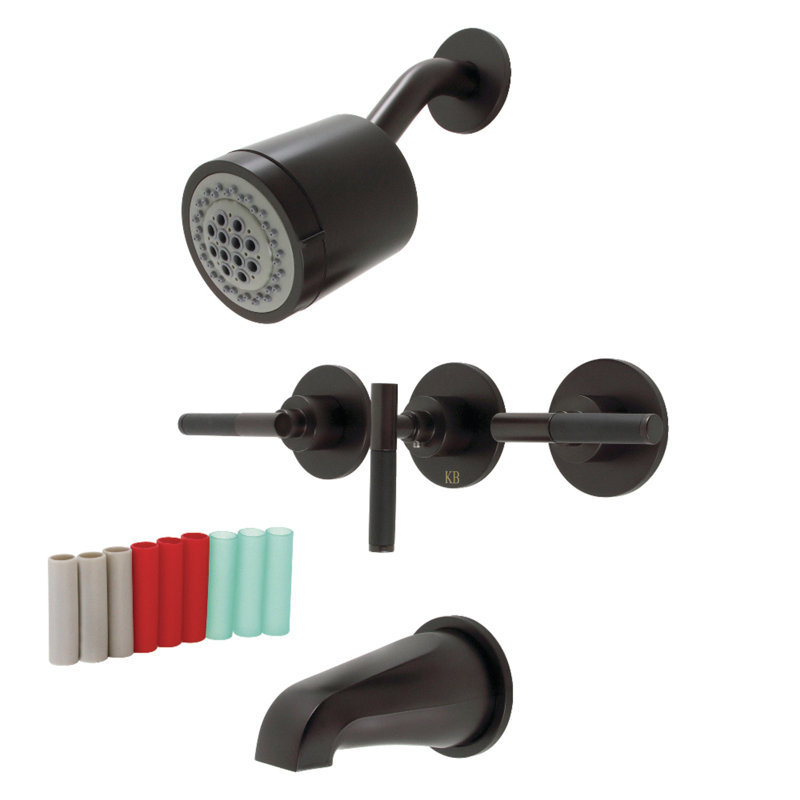 Robinet de baignoire et douche Kaiser, Bronze huilé