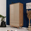 Tromso 2 Door Solid Wood Wardrobe