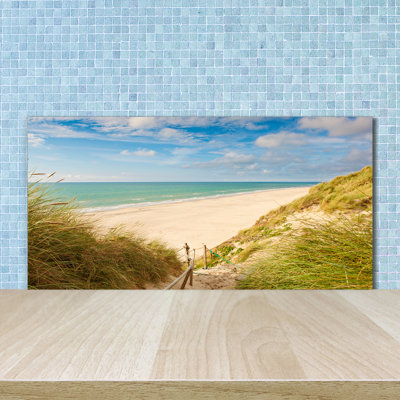 50cm W x 100cm L Glass Peel and Stick Panel