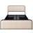 Bed Frame With Curved Upholstered Headboard And Footboard Bed With 4 Storage Drawers, Metal Platform Bed Frame-1099884416