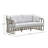 Dealie Outdoor 79" Patio Sofa, White