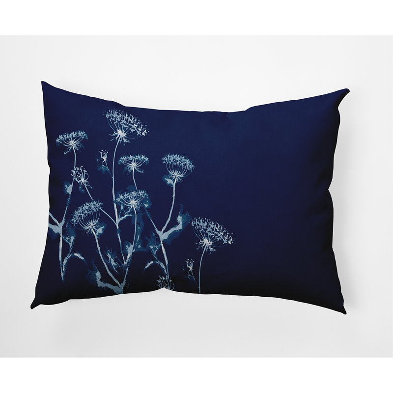  Square Pillow Cover & Insert, Navy Blue