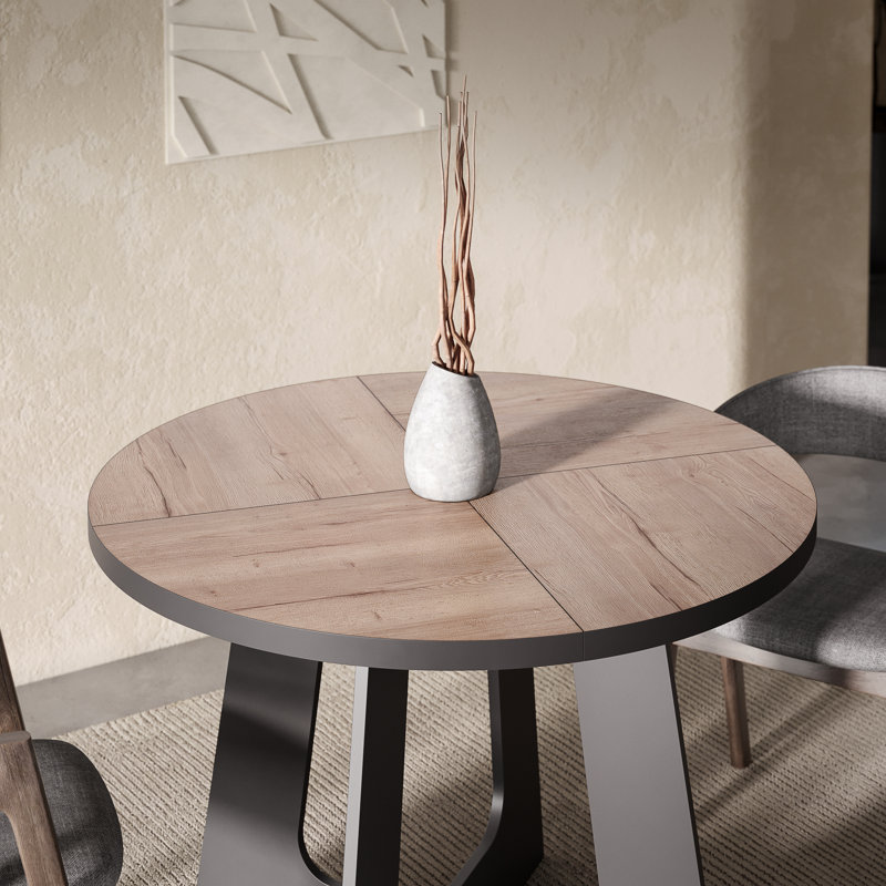 Extendable Dining Table, Light Wood