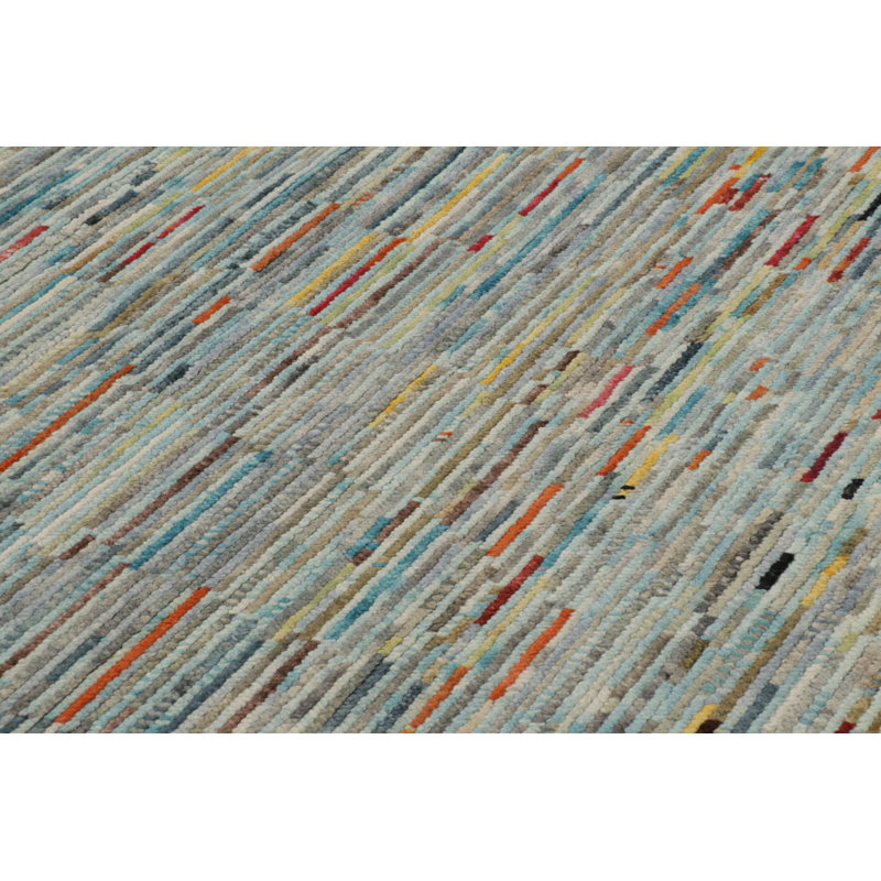 Modern One-of-a-Kind 8'0X10'5 Hand Knotted Area Rug